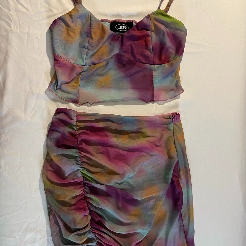 Cider Two Piece Set Multicolored Size Small